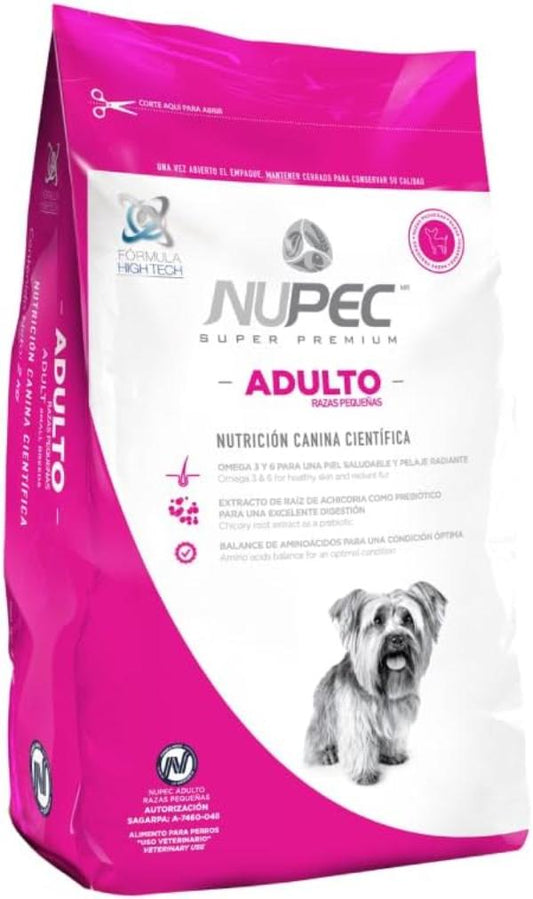 Nupec Croquetas para Perros Adultos Razas Pequeñas 8 kg - Nutrición Premium